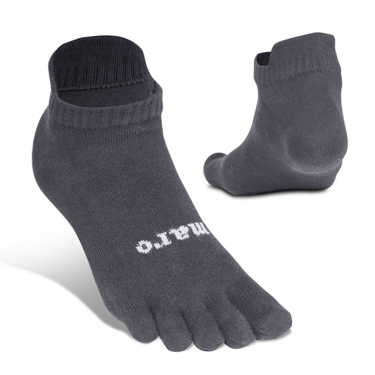Organic Cotton Everyday No Show Toe Socks
