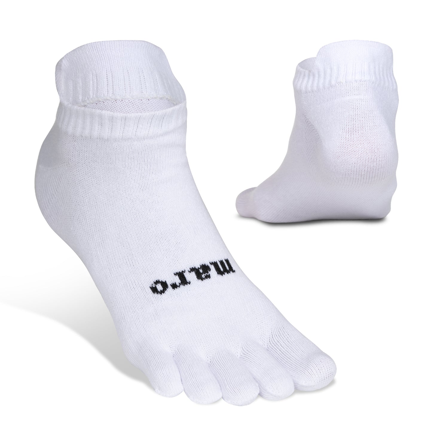 Organic Cotton Everyday No Show Toe Socks