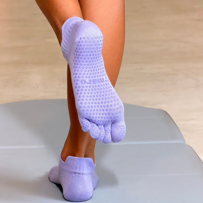 Organic Cotton Grip Toe Socks (No Show)