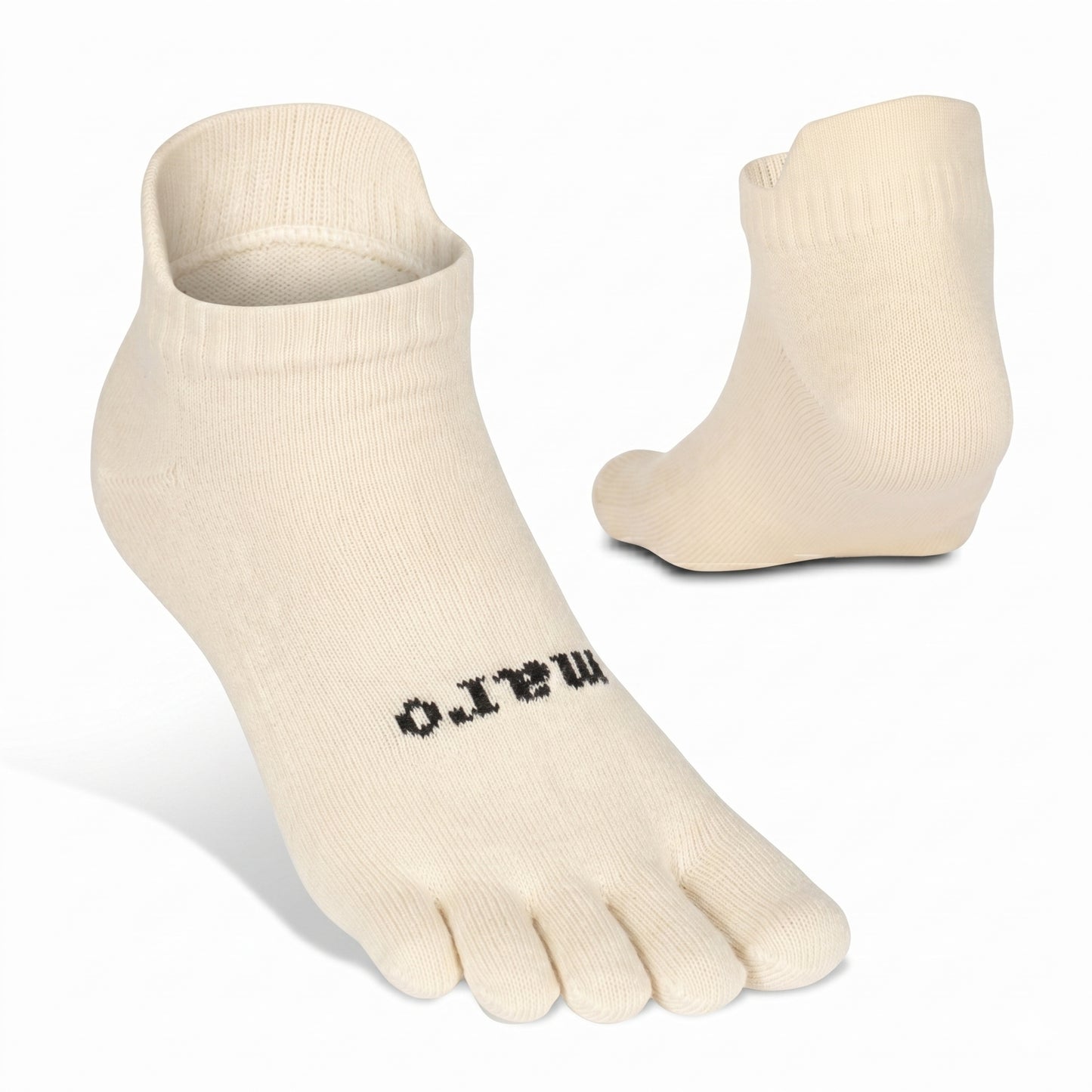 Merino Wool Everyday No Show Toe Socks