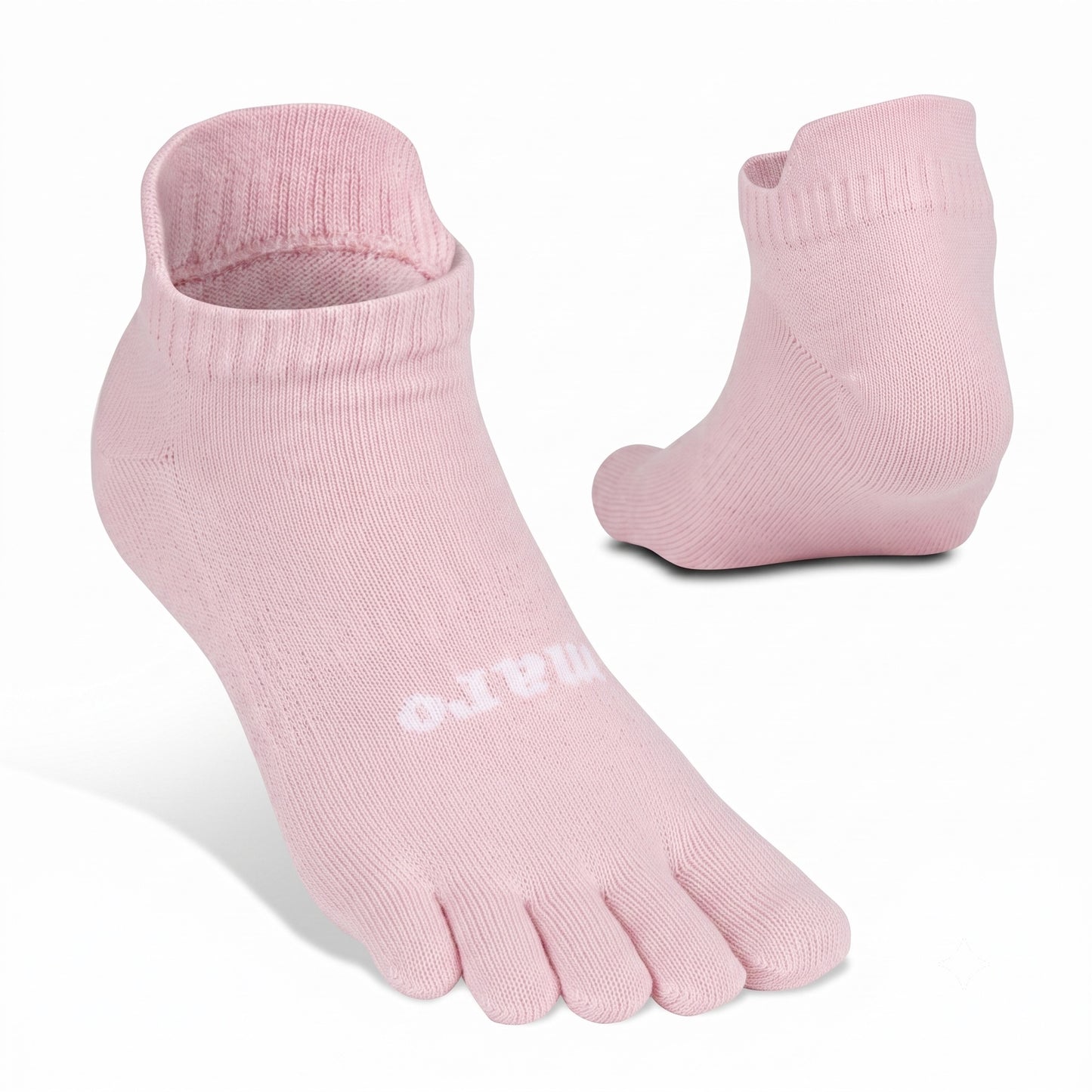 Organic Cotton Everyday No Show Toe Socks