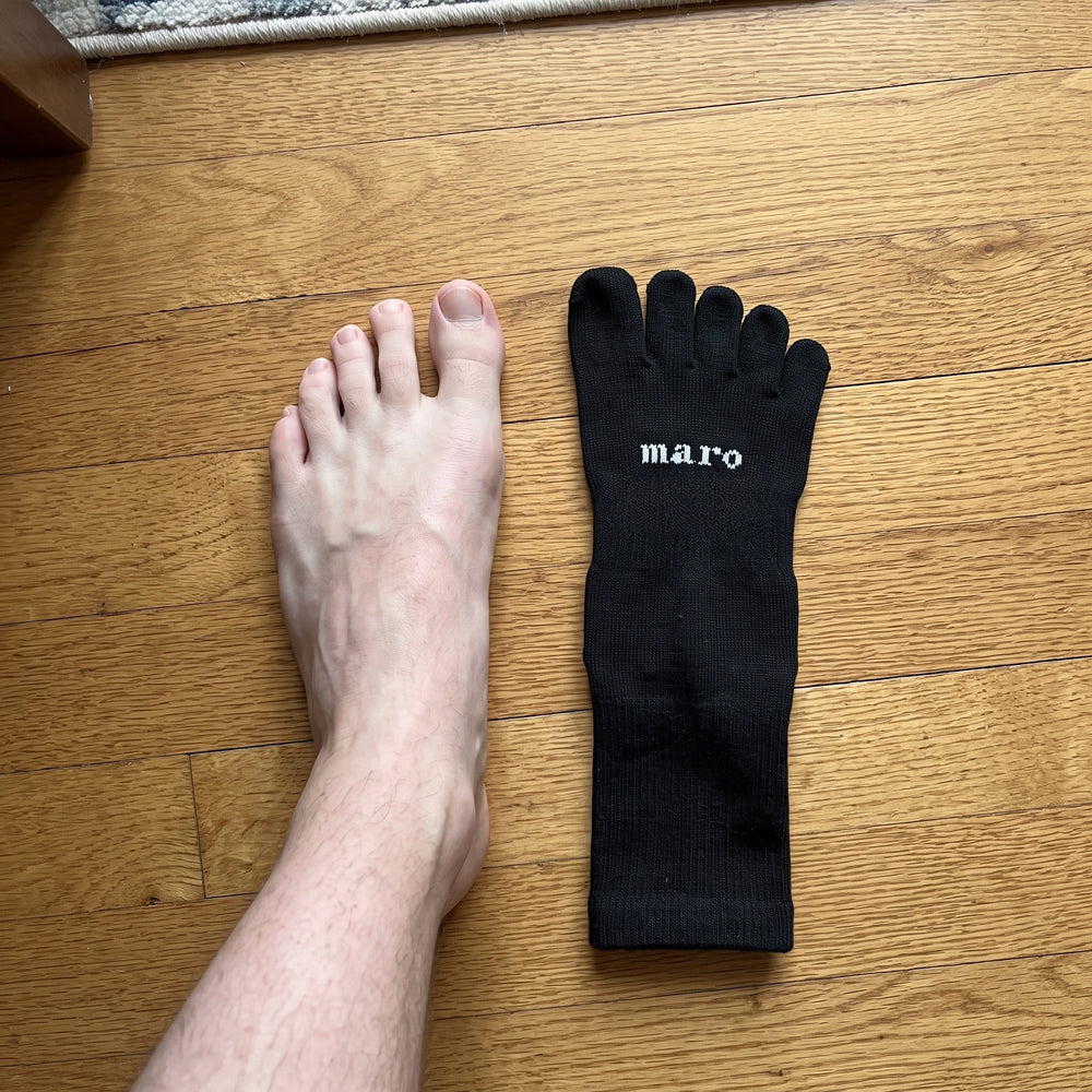 SHAPED LIKE AN ACTUAL HUMAN FOOT (DITCH THE TOE SQUEEZE FOR GOOD)